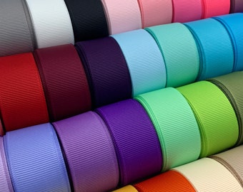 7/8" Solid Grosgrain Ribbon - 5 Yards