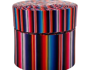 Sarape Grosgrain Ribbon, 1.5” and 3” Ribbon, Craft Supplies