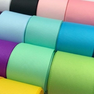 1.5" Solid Grosgrain Ribbon - 5 Yards