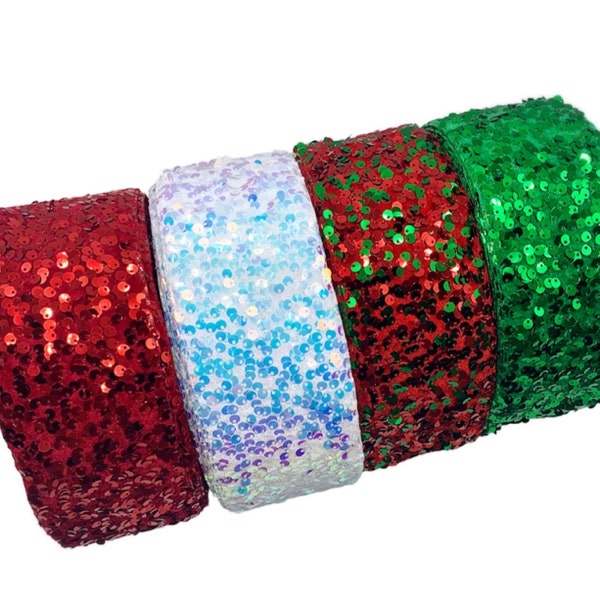 3” Holiday Sequin Ribbon, DIY Crafts