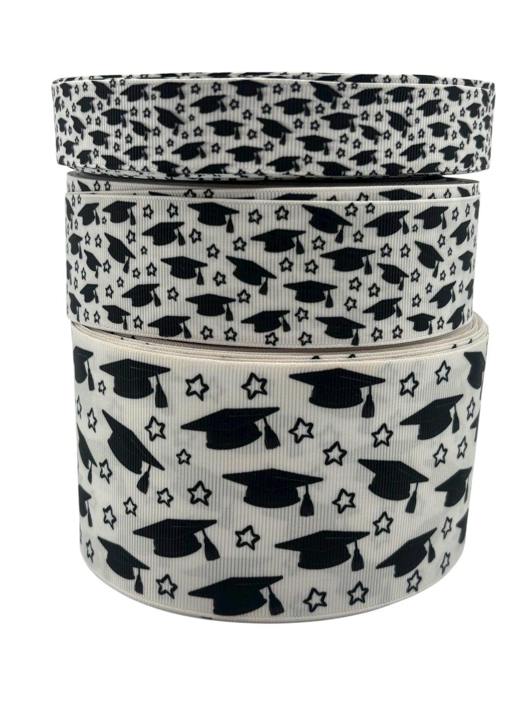 Graduation Ribbon Pattern Graduation Grosgrain Ribbon, Choose Width, DIY Crafts - Etsy