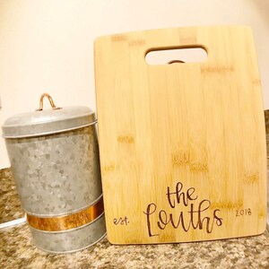 Custom Wood Burned Cutting Board Kitchen Decor