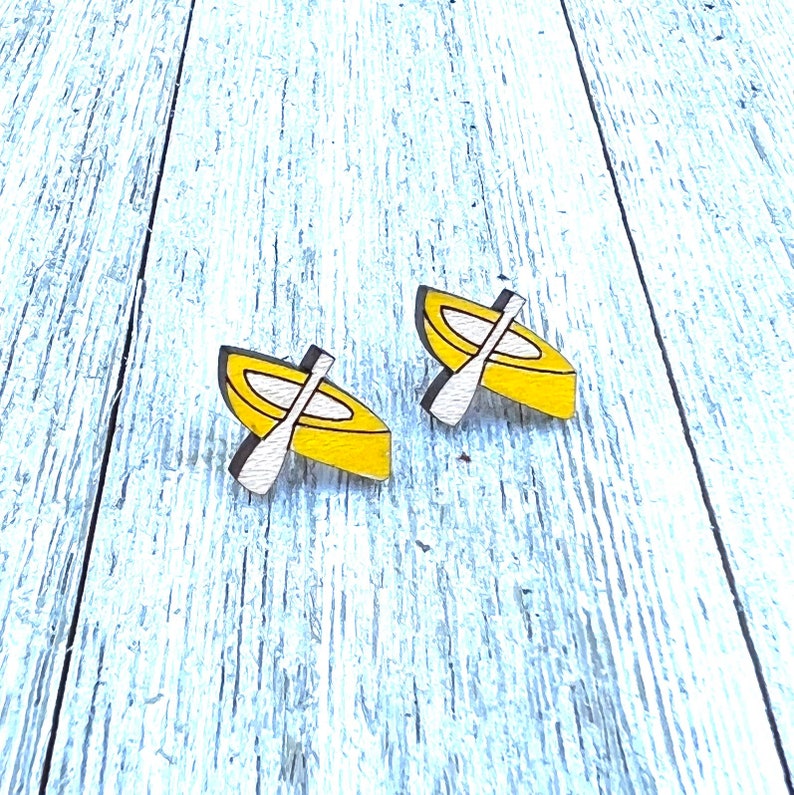 Canoe Earrings image 1