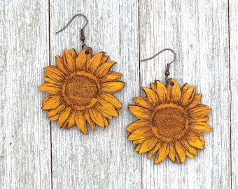 Sunflower Earrings