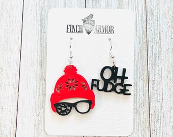You’ll Shoot Your Eye Out/Oh Fudge Earrings