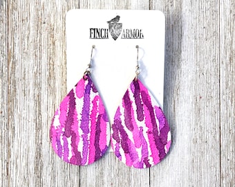 Pink Drip Earrings