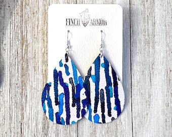 Blue Drip Earrings