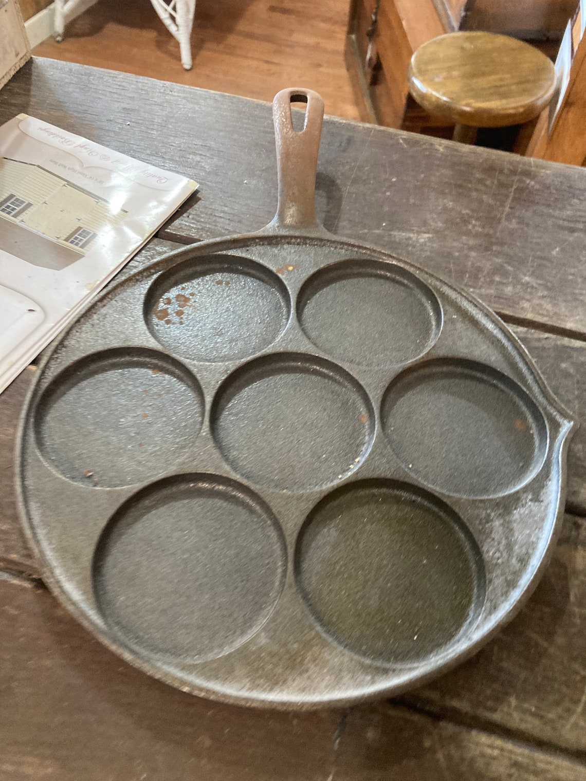 Vintage cast iron corn bread pan Etsy