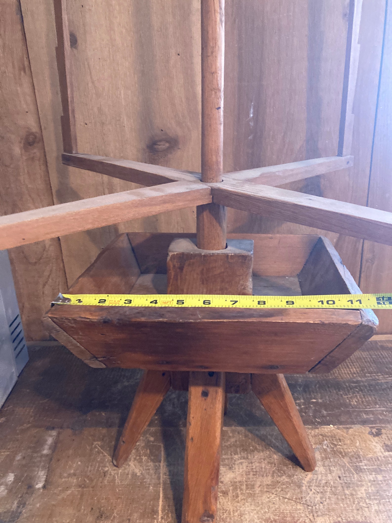 Antique primitive hand made wooden yarn winder Etsy