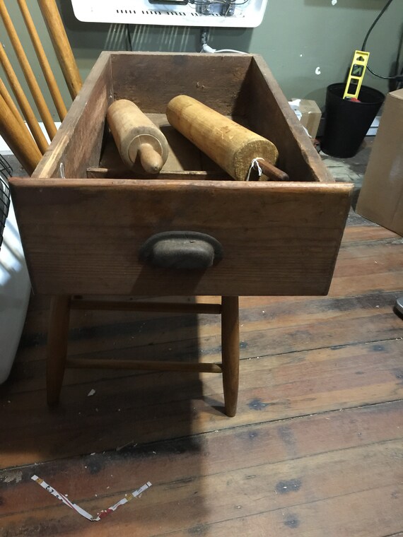 Antique Cabinet Silverware Drawer Etsy