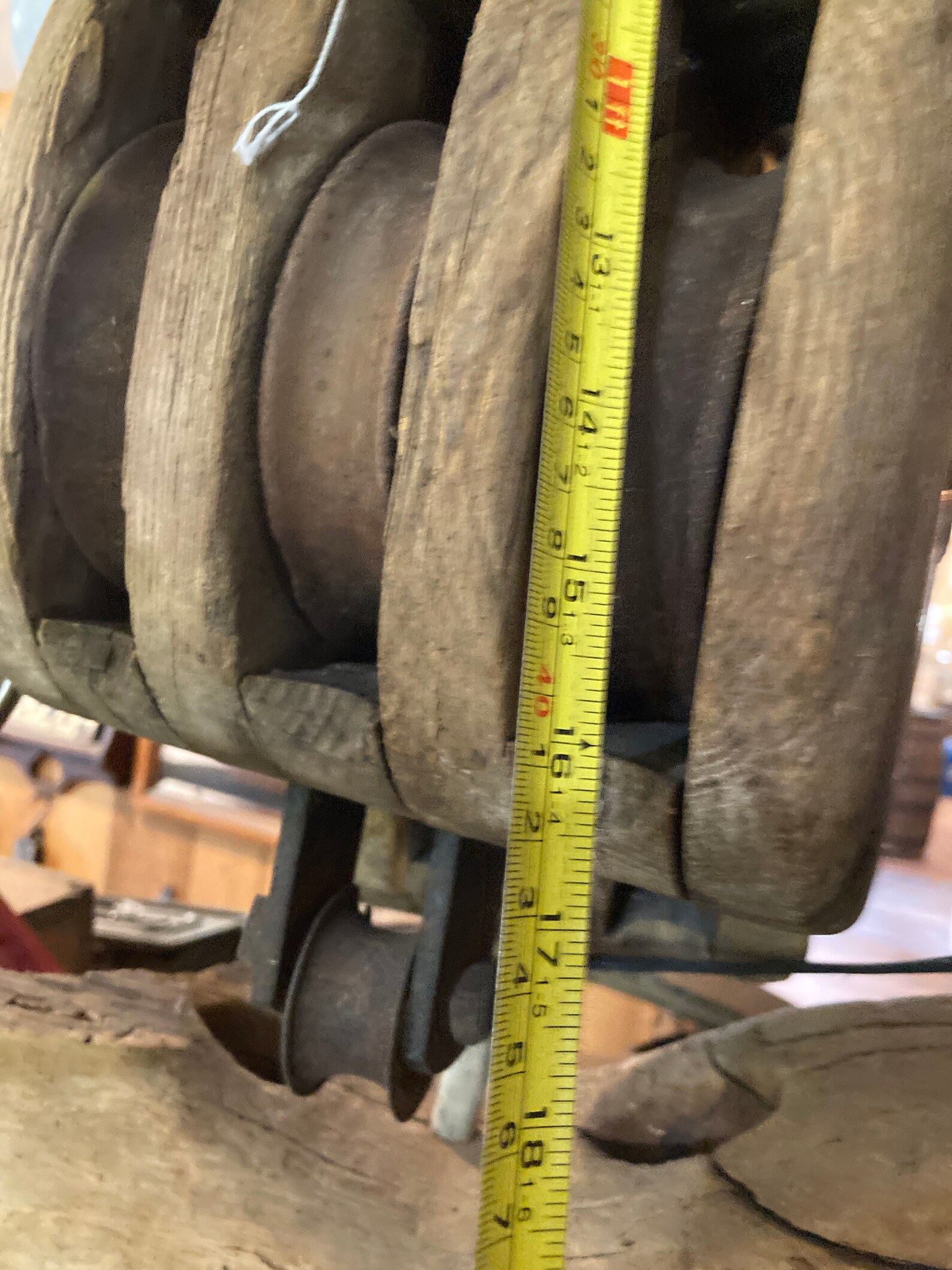 Antique large triple barn pulley Etsy