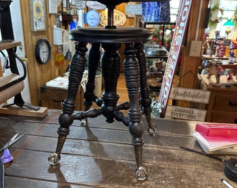 Antique piano stool