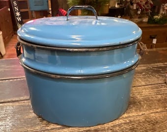 Bain-marie en cuivre et porcelaine - Label Emmaüs