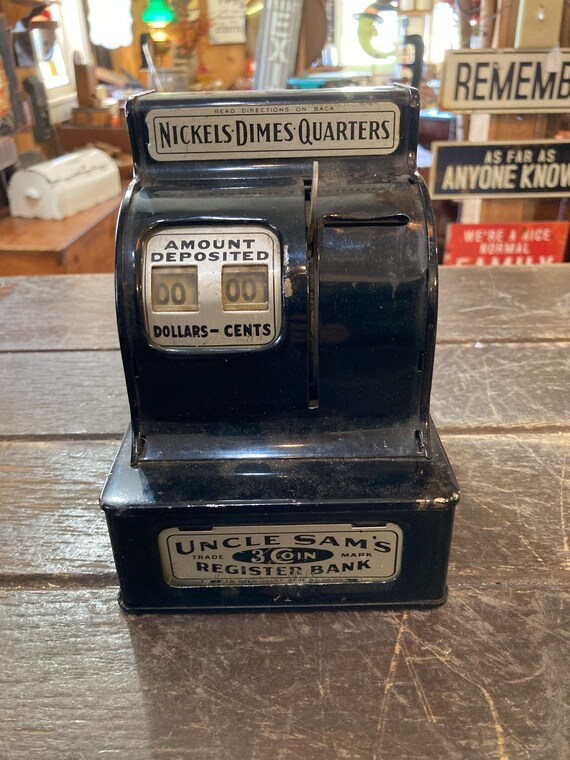 Vintage Cash Register Bank Etsy
