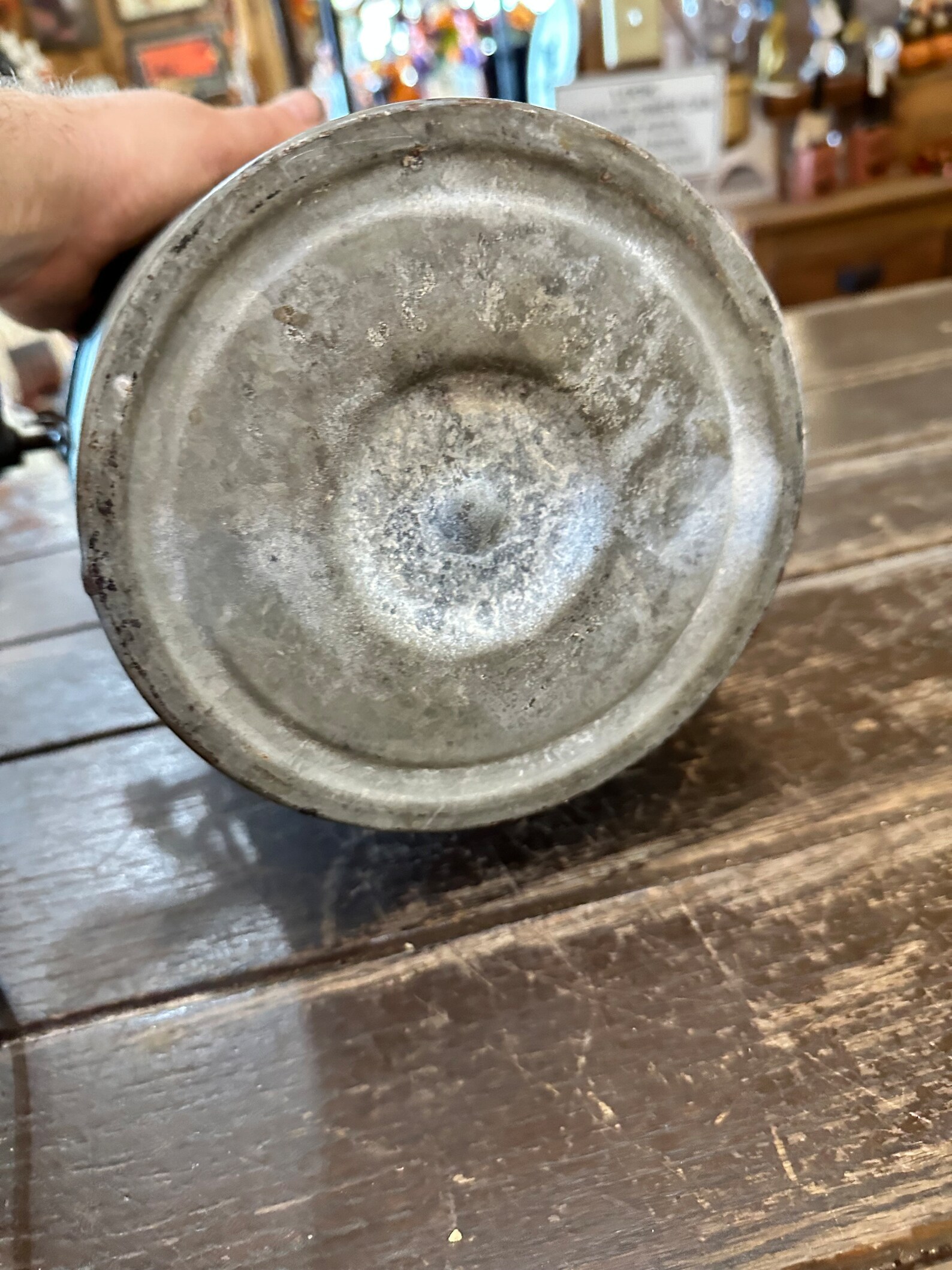 Antique Galvanized Jiffy Ice Cream Maker Etsy Canada