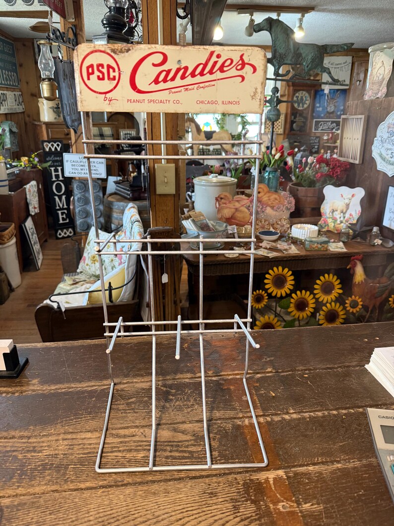 Vintage Older Candy Display Rack - Etsy