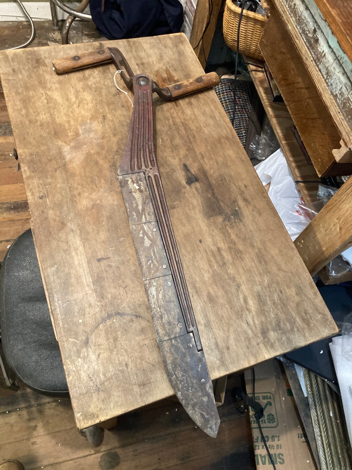 Antique primitive early farm corn stalk knife Etsy