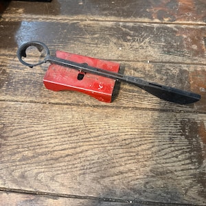 Antique cast iron egg scale