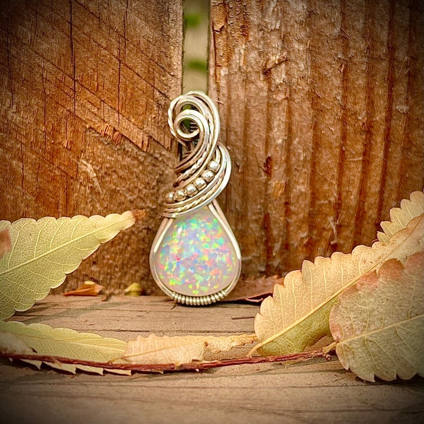 Ethiopian Opal in sterling silver