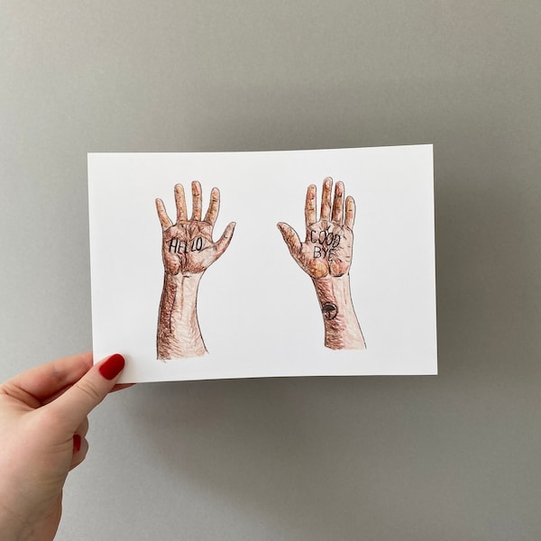 The Umbrella Academy Klaus Hand Tattoos Etsy