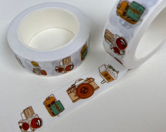 Camera Washi Tape Sample Item #WT023
