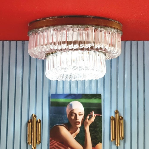 Working Dollhouse Chandelier Light for a Modern 12th Scale Etsy