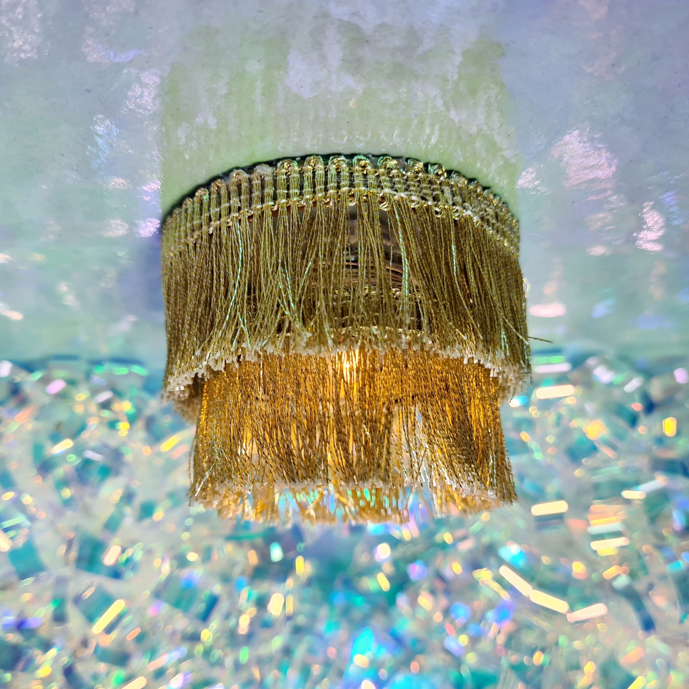 Working Dollhouse Fringe Gold Light for a Modern 12th Scale Etsy UK