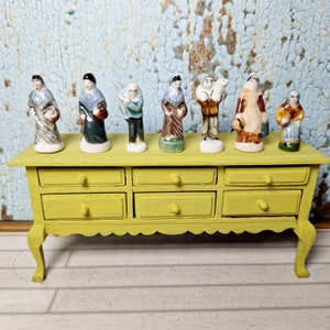 Vintage fèves religious porcelain miniatures