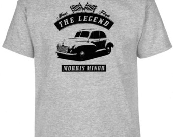 Morris Minor, T-Shirt, Car, Vintage Car, Younger