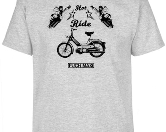 Puch Maxi S Cobra Pinzgauer Oldtimer Mobylette Conducteur T-Shirt