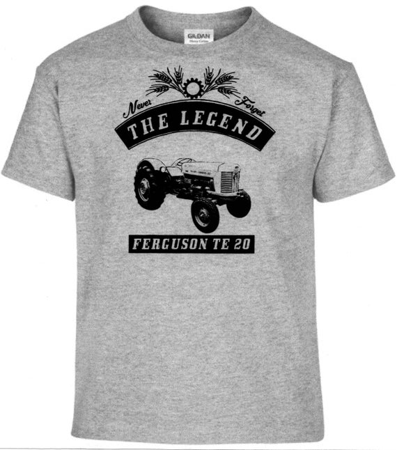 TE20 Ferguson Vintage Tractor Mens T-Shirt