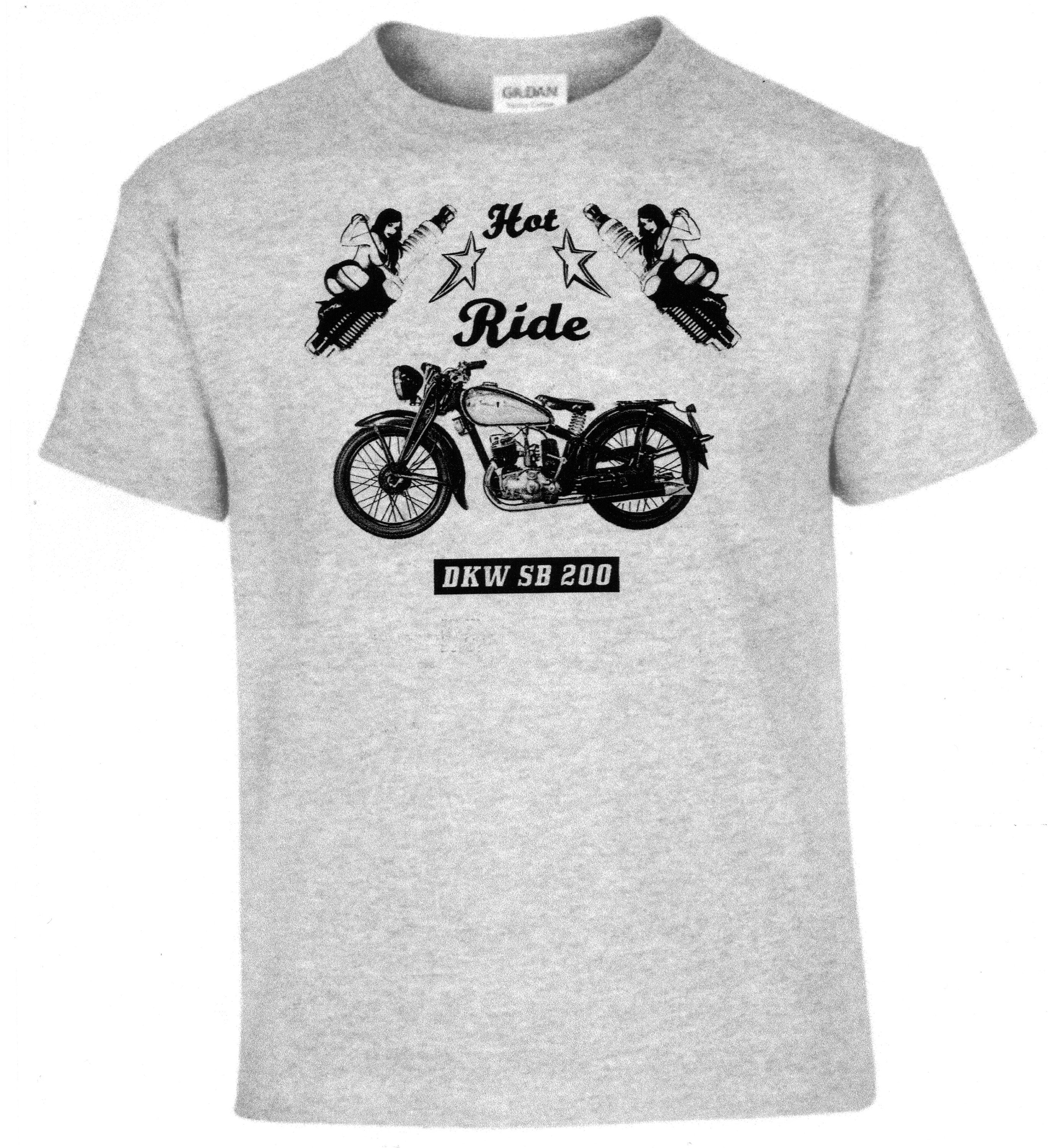 han støbt fejre DKW SB 200 Pinup T-shirt Bike Motorcycle Oldtimer - Etsy