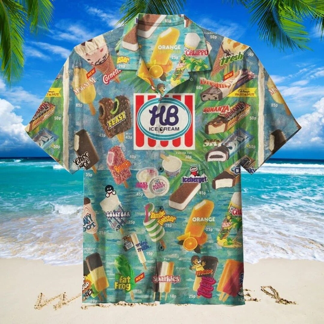 Those Old Ice Creams Hawaiian Shirt Funny Summer Shirt Those - Etsy