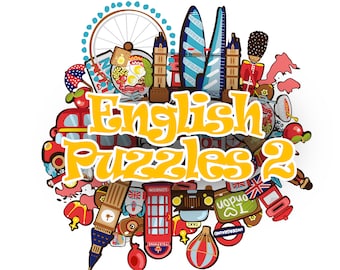 English Puzzles Vocabulary practice workbook for English language learners and teachers - printable PDF - Pre-Intermediate level