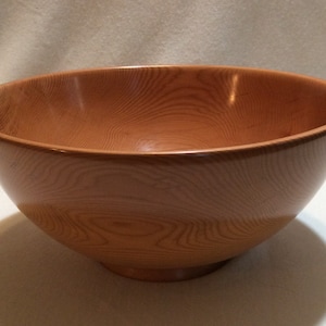 Handmade Lathe-turned Pacific Yew Bowl