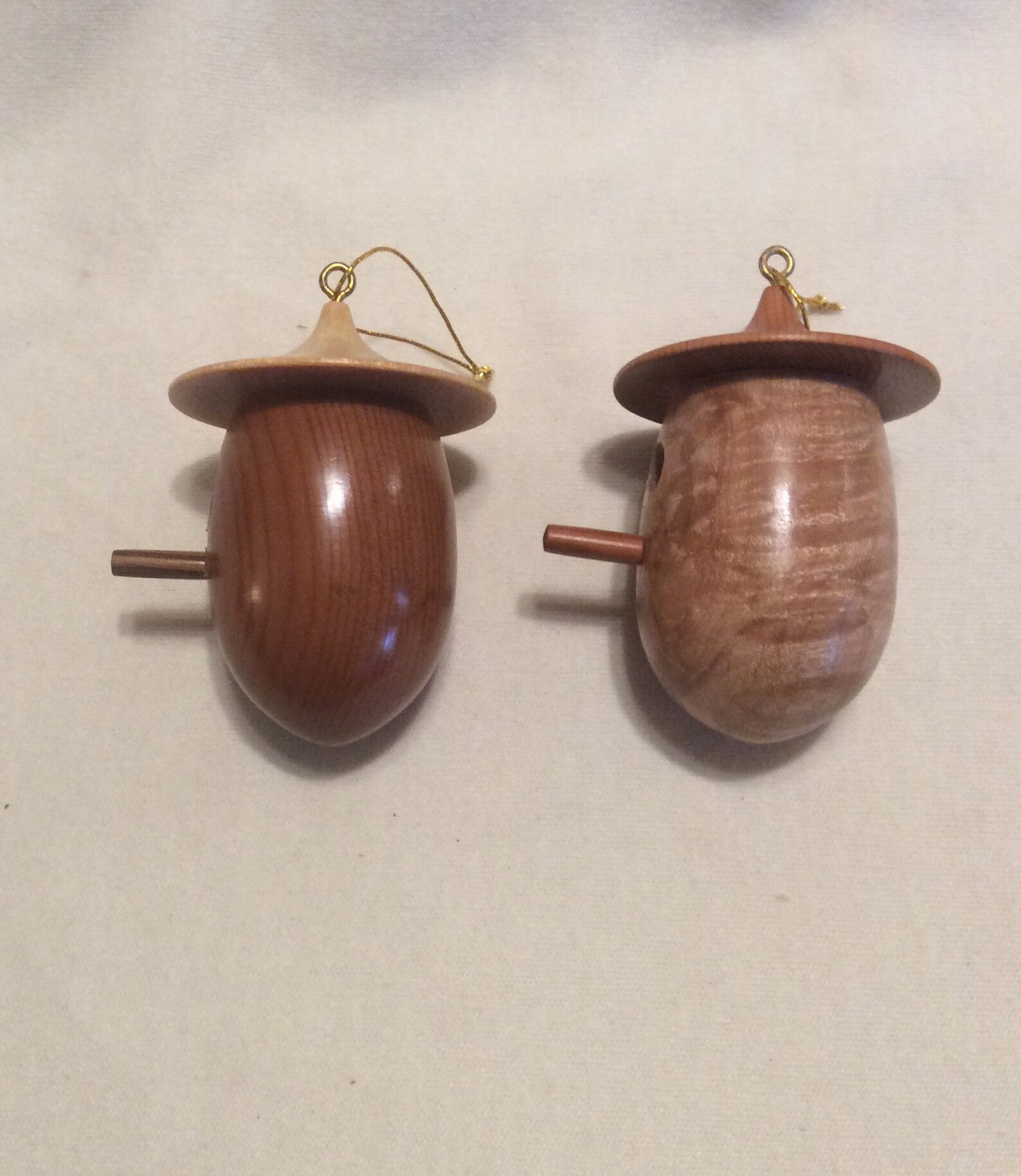 Handmade Latheturned Birdhouse Ornaments Etsy