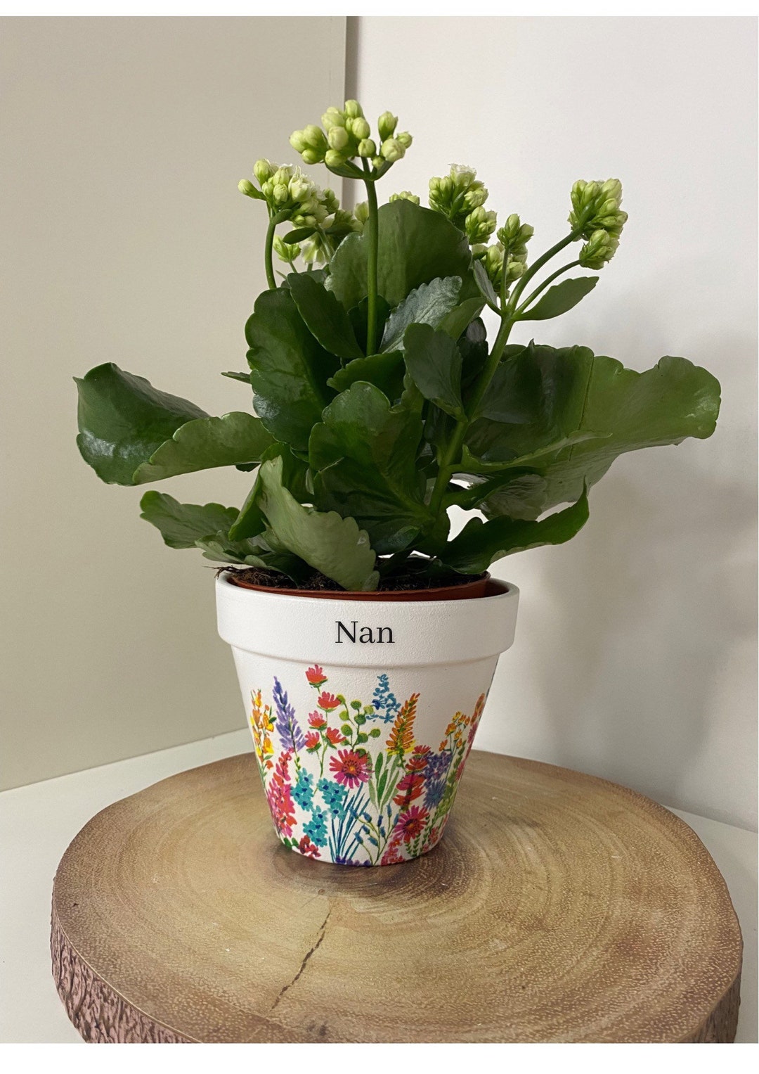 Personalised Mothers Day Plant Pot Mothers Day Gift Floral Etsy UK