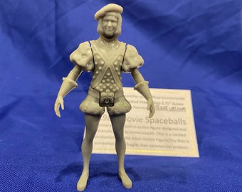 SPACEBALLS PRINCE VALIUM Custom Poseable/Posable Action Figure 3.75 collectable with coa