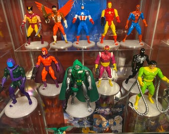 9x Flexible Clear Marvel Secret Wars or Other Super Hero Action