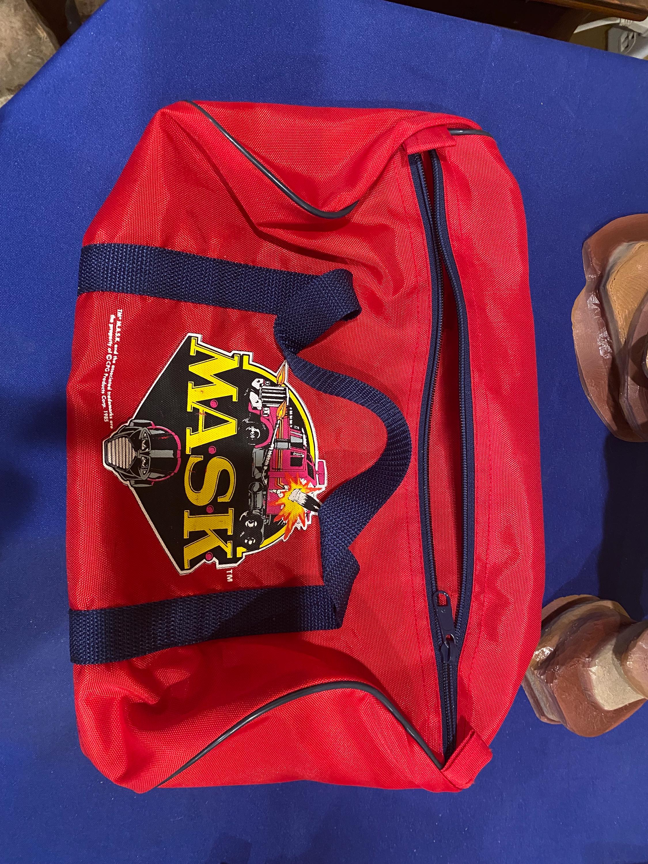 KENNER MASK M.a.s.k. Super Rare Collectible Duffel Bag Satchel