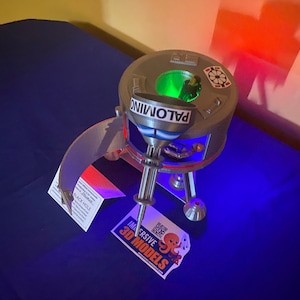 1979 Vintage Style Fan Made Palomino Space Ship 3.75” Scale MEGO Black Hole LEDS