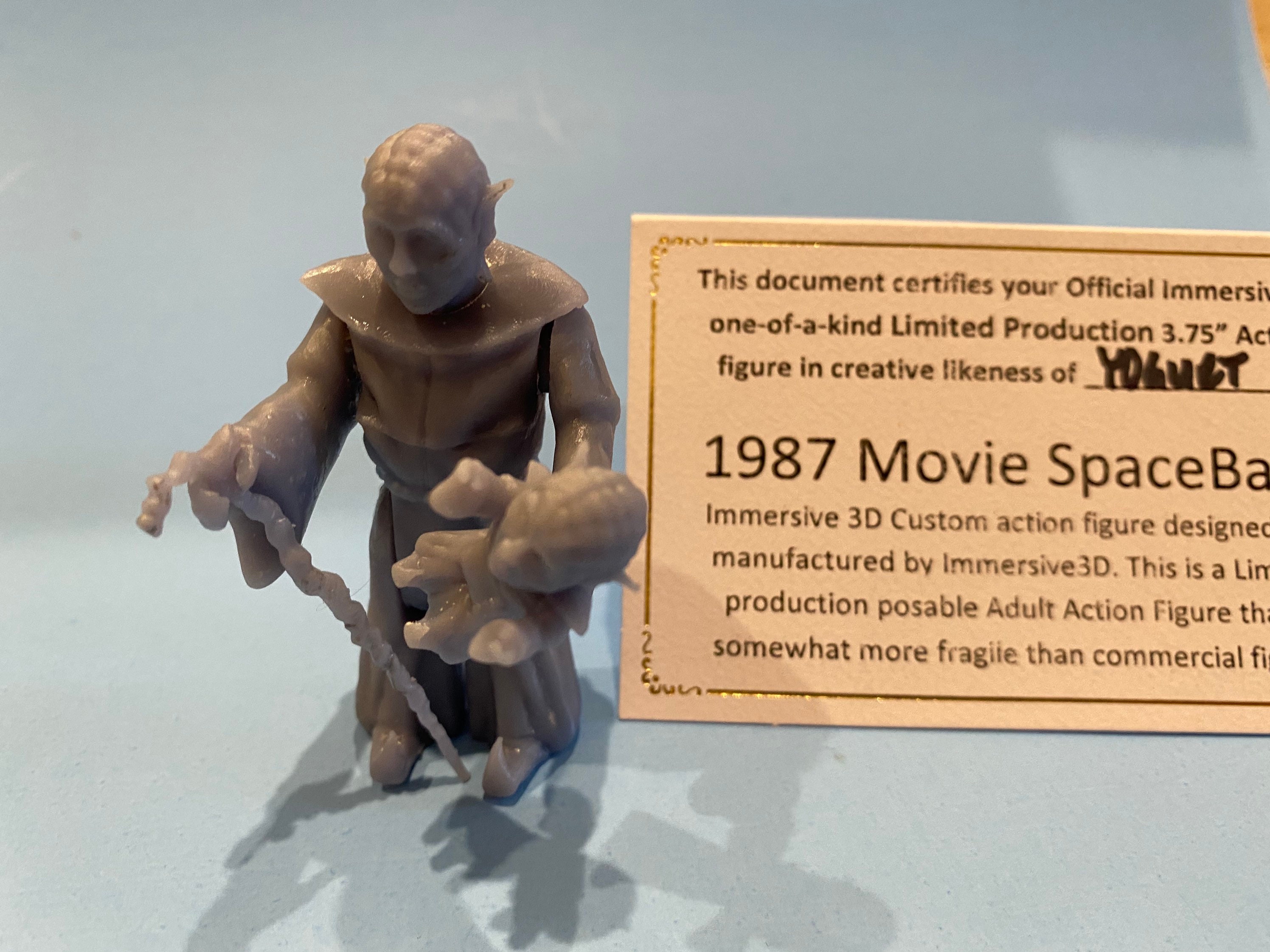 SPACEBALLS Yogurt Custom Poseable/posable Action Figure 3.75 Etsy