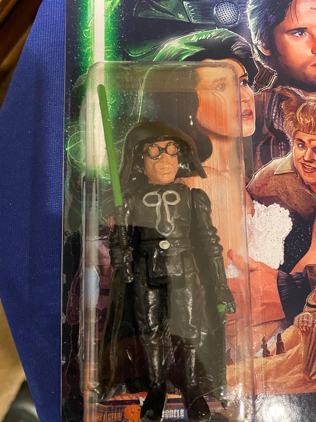 SPACEBALLS DARK HELMET Open Helmet Rick Moranis Custom Posable