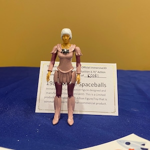 BUCK ROGERS KOORI Custom Painted Poseable/Posable Action Figure  4 inch for vintage mego with certificate of authenticity