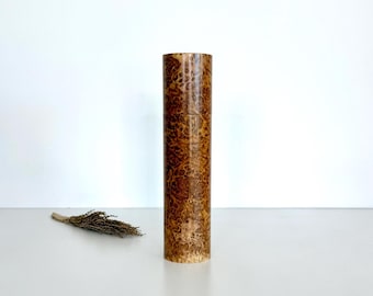 York Gum Burl Feature Pepper Grinder , Modern Ceramic Salt Mill
