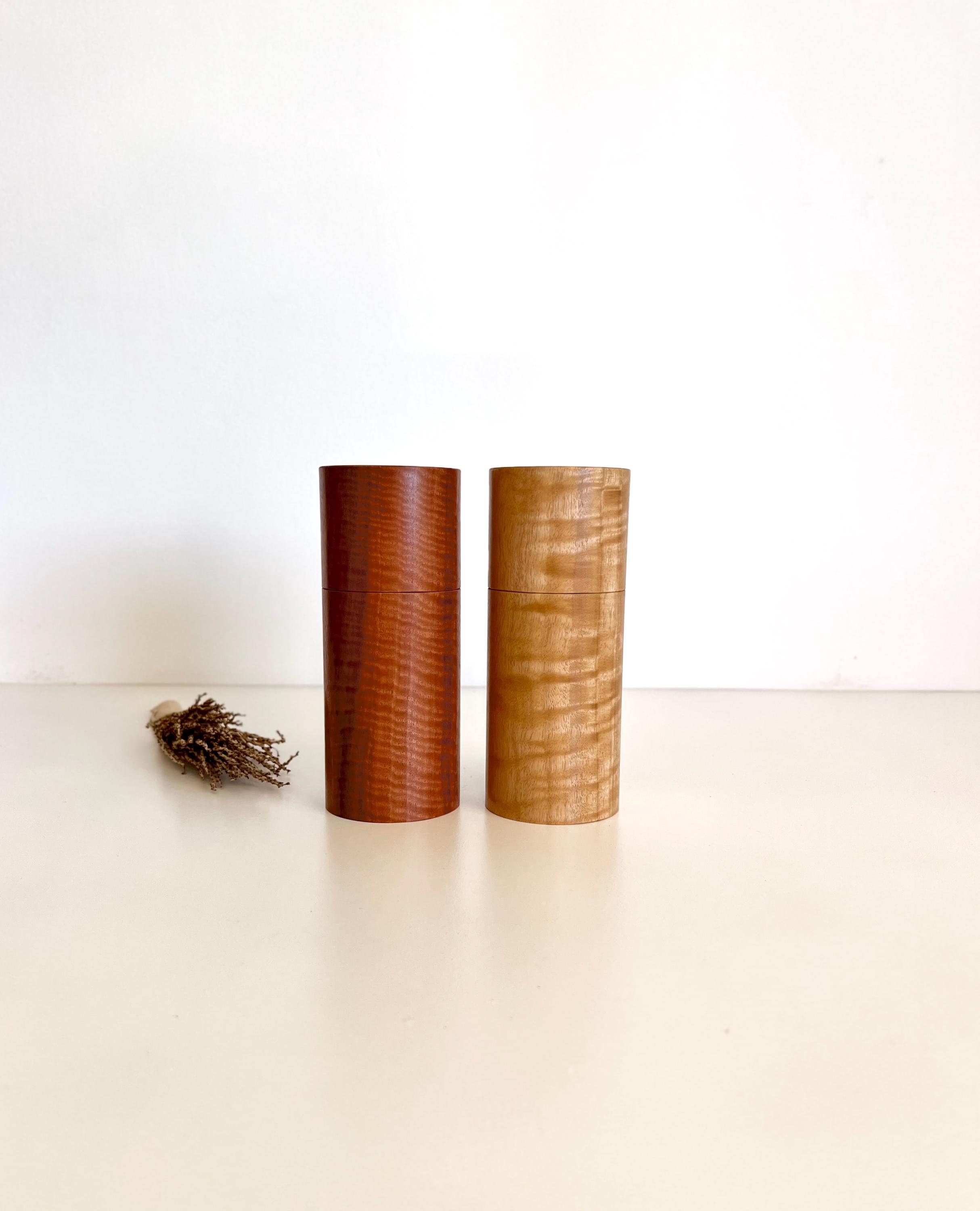 Pepper Grinder, Wood, Pepper Mill, Salt and Pepper mill set, Australian wood, Ceramic grinder, gift for Christmas