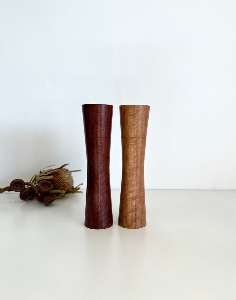 Custom Made, Pepper Grinder, Pepper Mill, Salt and Pepper mill set, Australian wood, Birthday gift, Crushgrind, Gift for her image 8