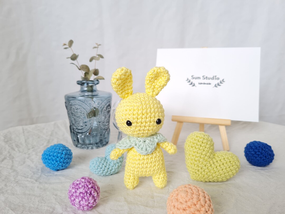 Mini Yellow Bunny - Etsy UK
