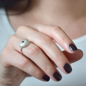 Sea Urchin Ring, Sea Shell Ring, Beach Find, Novelty Engagement Ring, Summer Jewelry, Nautical Jewelry, Bridesmaid Summer Ring, Best Gift