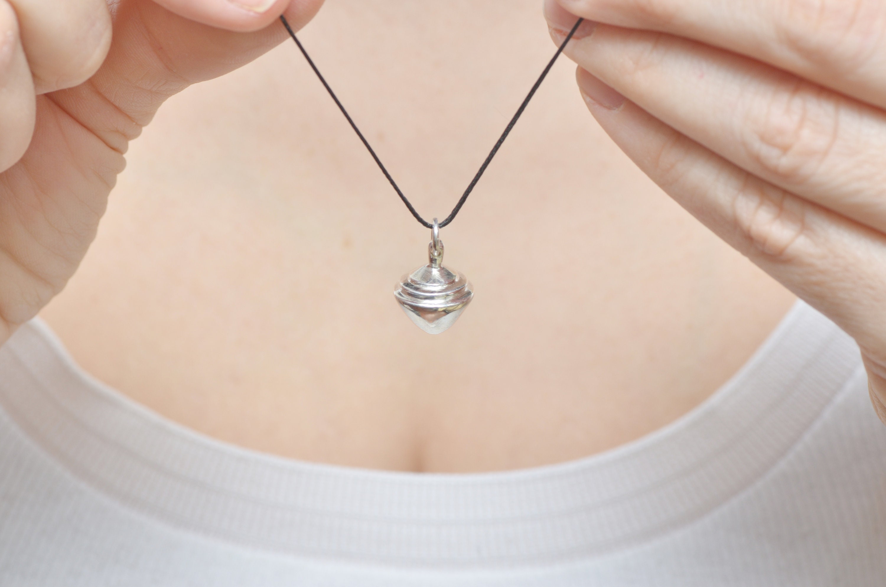 Silver Spinning Top Pendant, Unisex Gift, Silver Spinner, Toy Charm Pendant, Unisex Long Leather Necklace, Mens Gift, Best Gift for Her - Etsy Silver Spinning Top Pendant, Unisex Gift, Silver Spinner, Toy Charm Pendant, Unisex Long Leather Necklace, Mens Gift, Best Gift for Her - Etsy